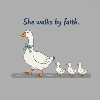 She Walks by Faith Design
