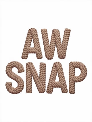 Bold Rope Font - AW SNAP Design