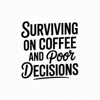 Minimalist Coffee Quote Design