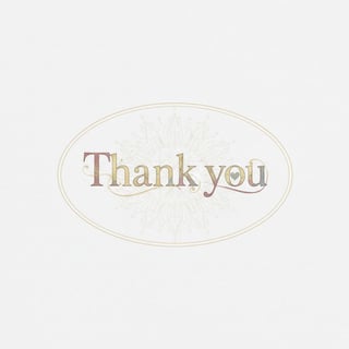 Timeless Valentine Thank You Design