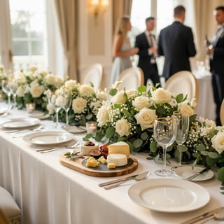 Elegant Wedding Reception Setting