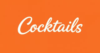 Minimalistic Cocktails Logo
