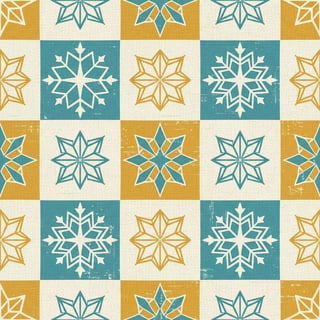 Geometric Snowflake Pattern