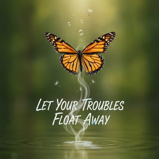 Butterfly with Inspirational Quote