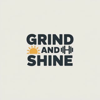 Grind and Shine Icon Badge