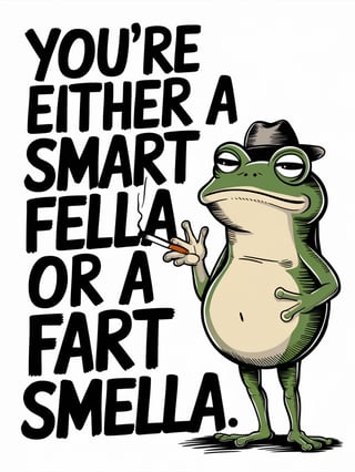 Funny Frog T-Shirt Design