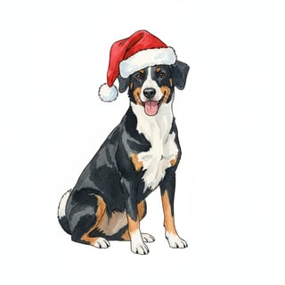 Dog Portrait in Watercolor