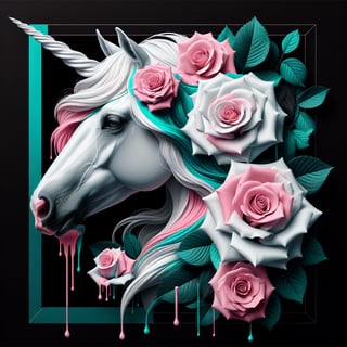 Surreal Horse Head Digital Art