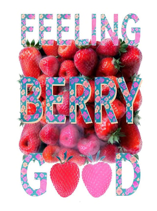 Feeling Berry Good Strawberry Design