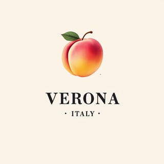 Minimalist Verona Peach Graphic