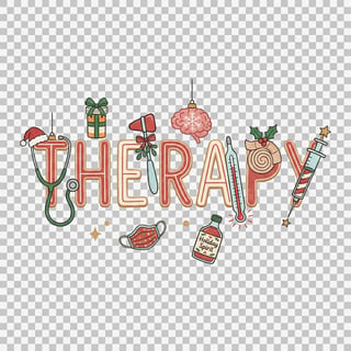 Holiday THERAPY Wordmark PNG