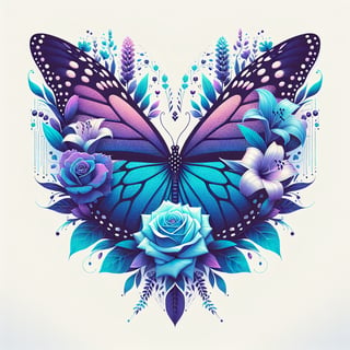 Monarch Butterfly Heart Digital Art