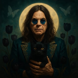 Ozzy Osbourne Gothic Portrait