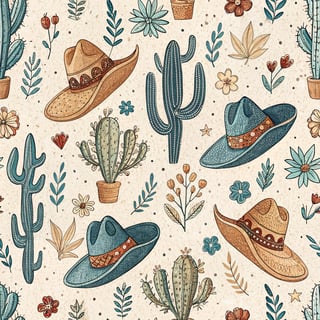 Western-Inspired Rustic Pattern Design