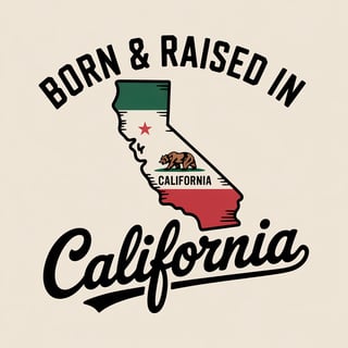 Vintage California T-Shirt Design