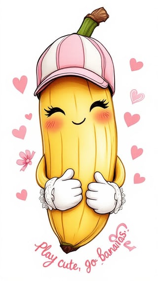 Cute Banana Character Design