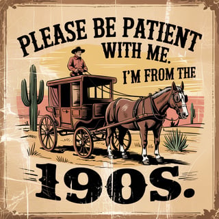 Vintage Western Cowboy Illustration