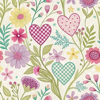 Spring Floral Seamless Patterns for Mother's Day