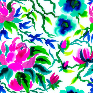 Vibrant Floral Pattern Design