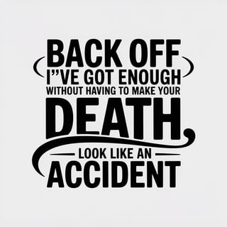 Minimalist Typography T-Shirt Design