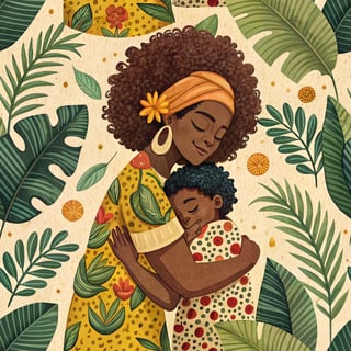 Afro-Brazilian Mother Portrait