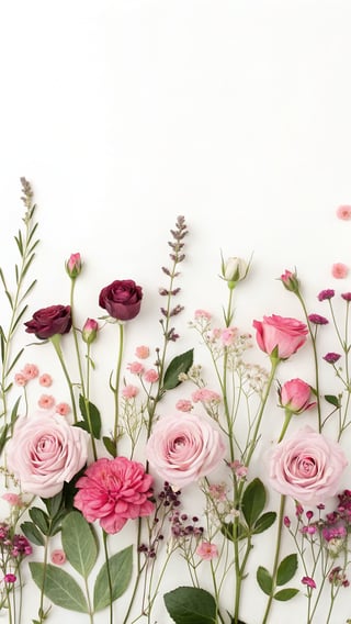 Vivid Wildflowers Illustration