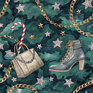 Artistic Christmas Fashion Camouflage