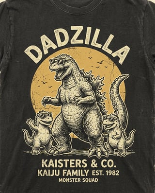 Vintage Dadzilla Kaiju Graphic Tee