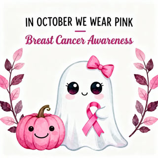 Halloween Breast Cancer Awareness Design