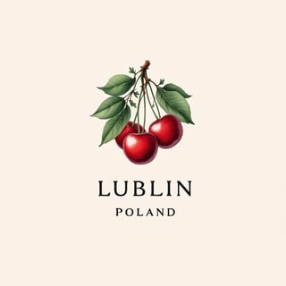 Minimalist Cherry Botanical Design