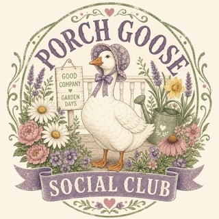 Porch Goose Social Club Design