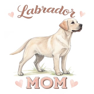 Sweet Labrador Retriever Portrait