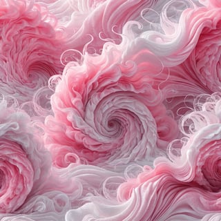 Pink and White Swirl Background