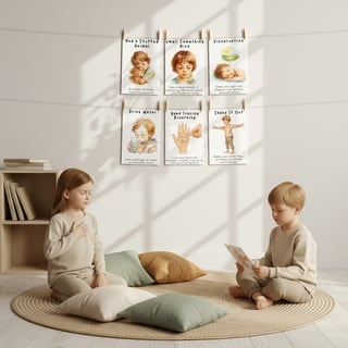 Calming Corner Kids Flashcards