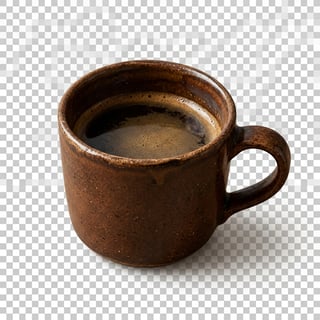 Photorealistic Ceramic Coffee Mug Studio Cutout