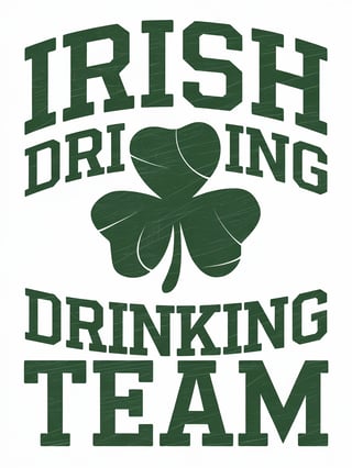 Irish Drinking Team T-Shirt Design