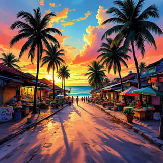 Vibrant Jaffna Travel Poster