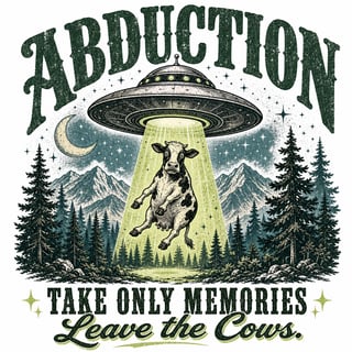 Retro Alien Abduction Tee