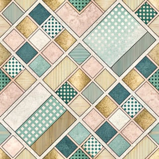 Mid-Century Geometric Pattern