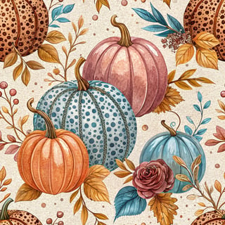 Glamorous Fall Pumpkin Composition