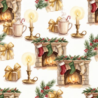 Cozy Nostalgic Christmas Morning Pattern