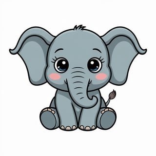 Cute Animated Elephant