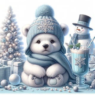Cozy Hand-Drawn Christmas Scene
