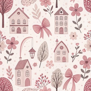 Pastel Coquette Pattern Design