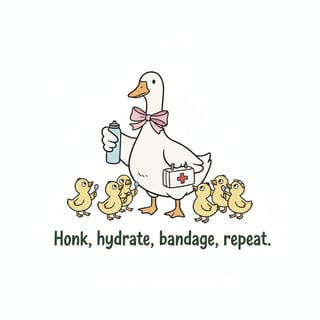 School Nurse Goose Design