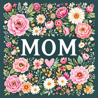 Vibrant Floral Arrangement for Mom