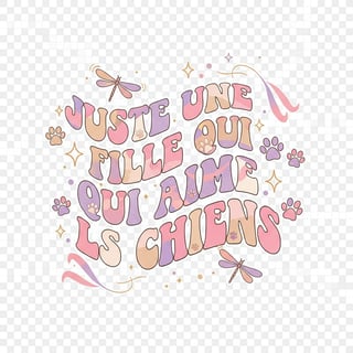 Groovy Dog Lover T-Shirt Design