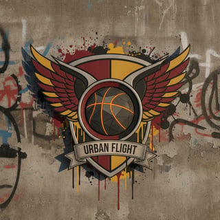 Bold Falcon Wing Shield Emblem