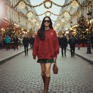 Festive Street Style in Paris