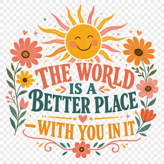 Smiling Sun Floral Tee Graphic